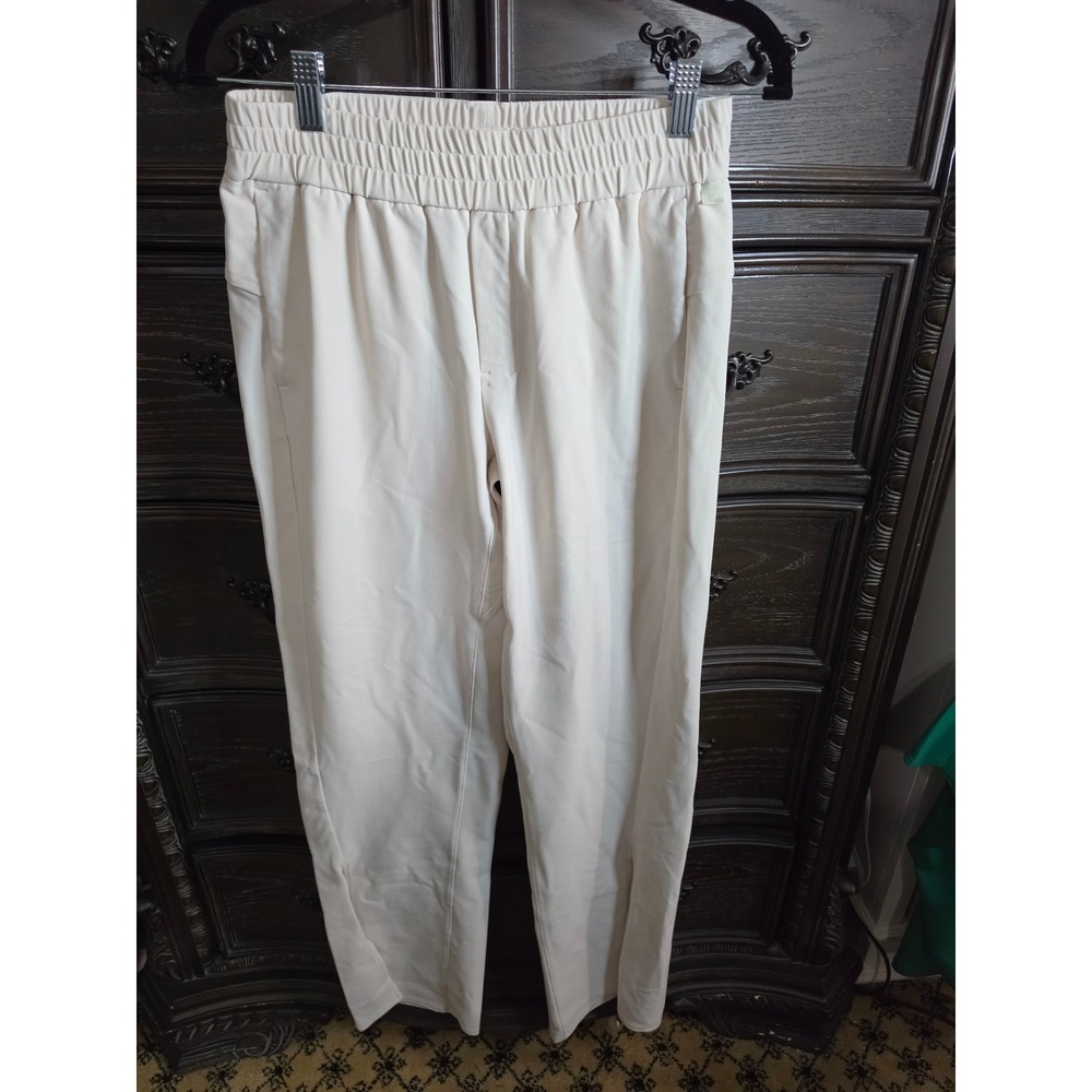 Lululemon Lab Utilitech Pull-On Tapered Pants Cream Beige Size 6 LW5FAOS